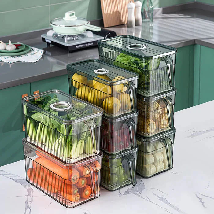 Smart Food Storage Containers – Airtight, Stackable & Space-Saving | BUY 3 GET 3 FREE 🔥